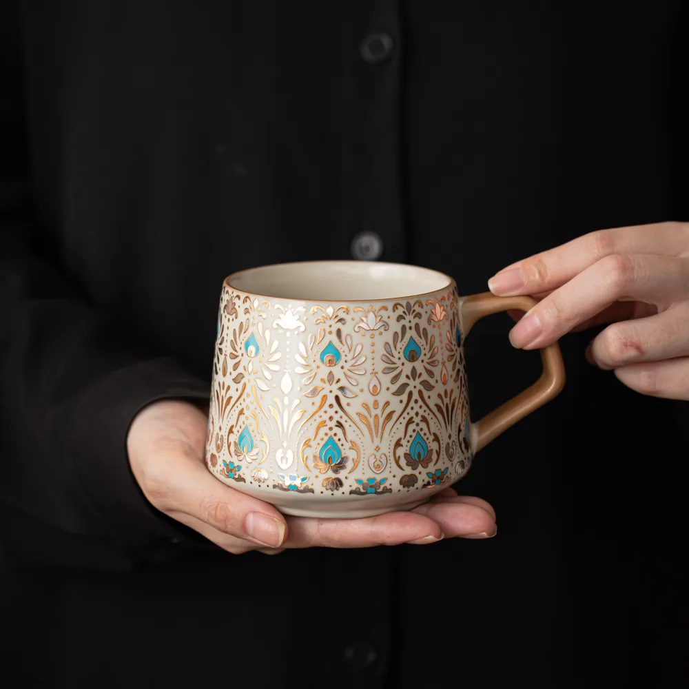 汝窑大容量茶杯