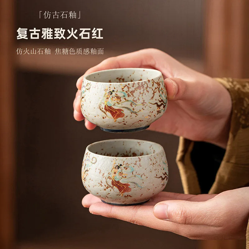 复古罗汉对杯礼盒