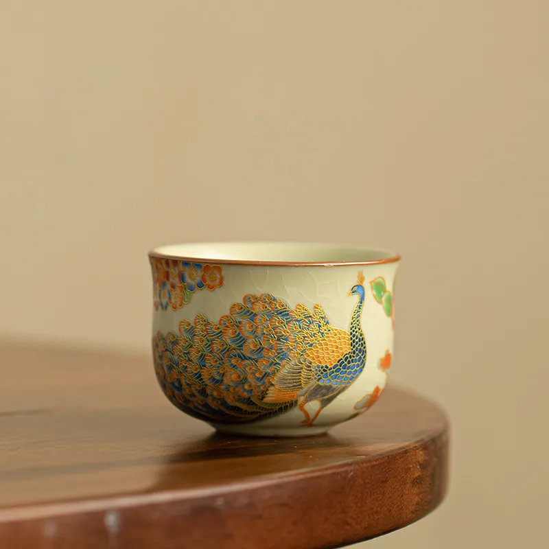 景德镇汝窑主客茶杯