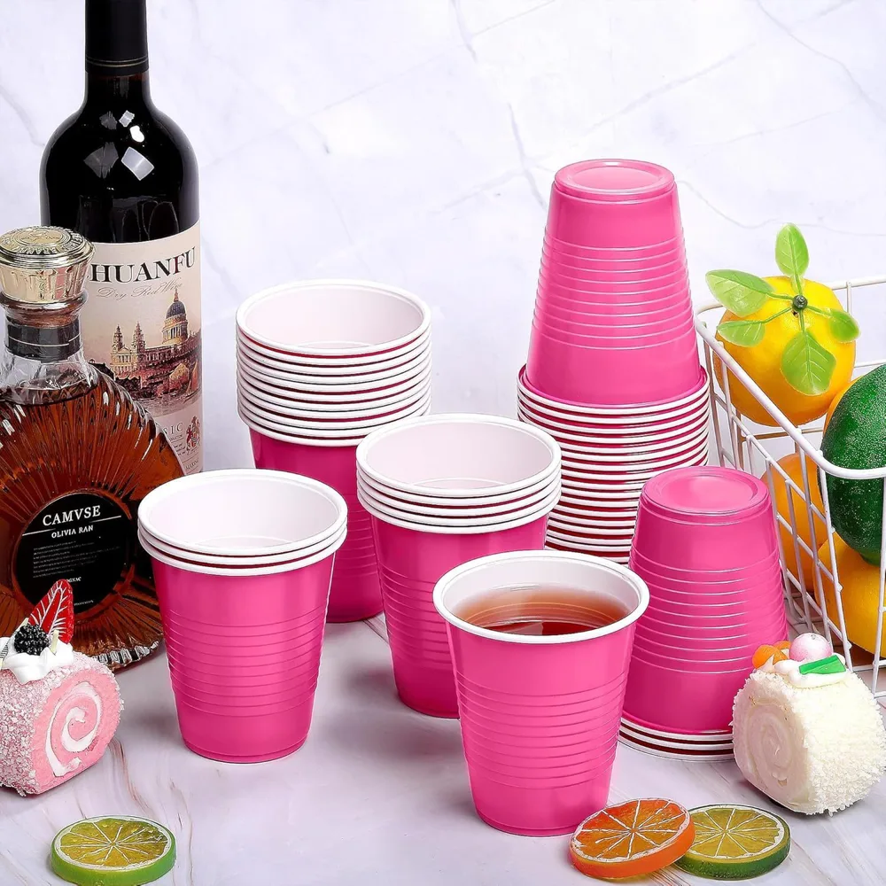 双色螺纹杯 300ml