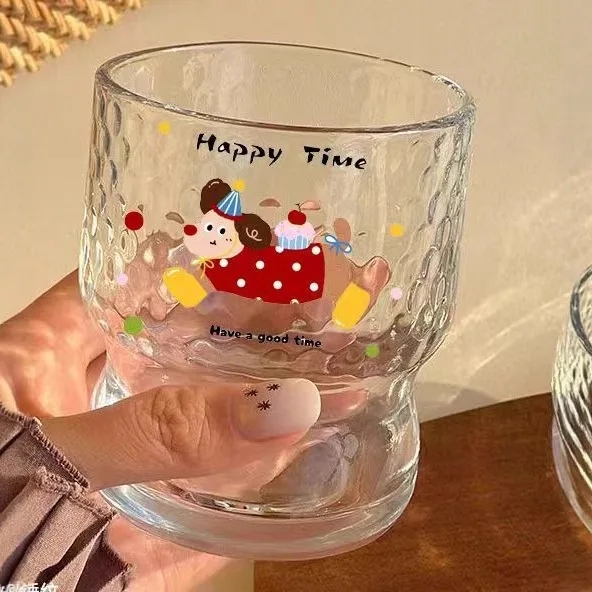 小狗卡通玻璃杯